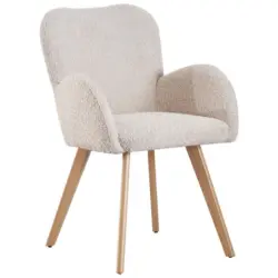 Armlehnstuhl Lydia Beige Gepolstert