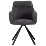 M&ouml;belix Armlehnstuhl Dream Grau Gepolstert