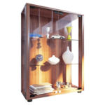 Möbelix Vitrine Glasol Xxl B: 52 Cm Stehend Anthrazit