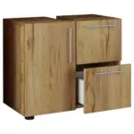 Möbelix Waschbeckenunterschrank Flandu B: 61 Cm, Eichefarben Honig