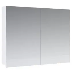 Spiegelschrank Flandu 2-türig Weiß Bxhxt: 60x59,4x12 Cm