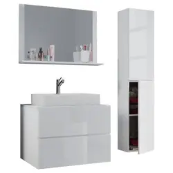 Badezimmer Lendas Weiß B: 94 Cm