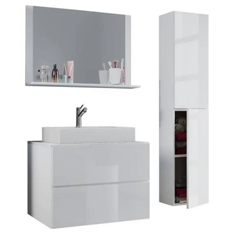 Badezimmer Lendas Weiß B: 114 Cm