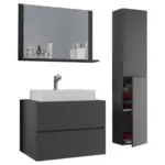 Möbelix Badmöbel-set 4-tlg. Lendas 114 Cm Anthrazit