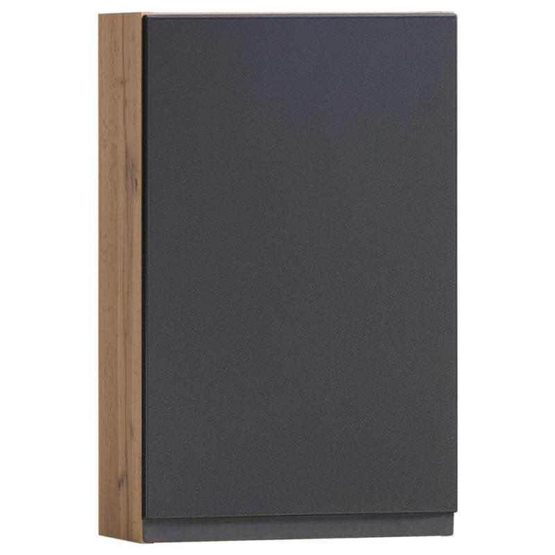 Hängeschrank Verese B: 40 Cm Grau/eiche Wotan