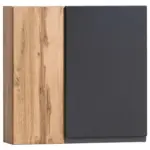 Möbelix Hängeschrank Verese B: 65 Cm Eiche Wotan/grau
