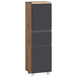 Midischrank Varese B: 40 cm Grau/Eiche Wotan