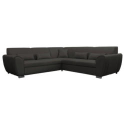 Ecksofa Delux Anthrazit Mit Schlaffunktion Ottomane Rechts