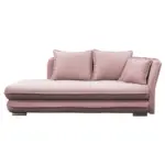 Möbelix Liege Latte Rosa inkl. Bettkasten Ottomane Rechts