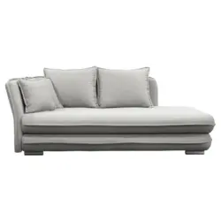 Liege Latte Beige inkl. Bettkasten Ottomane Links