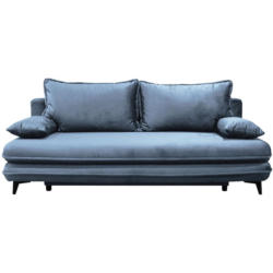 Schlafsofa Look Hellblau Inkl.bettkasten+schlaffunktion