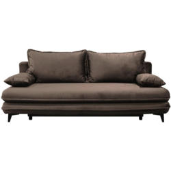 Schlafsofa Look Braun inkl.bettkasten+schlaffunktion