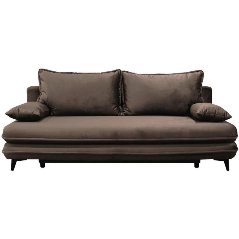 Schlafsofa Look Braun inkl.bettkasten+schlaffunktion