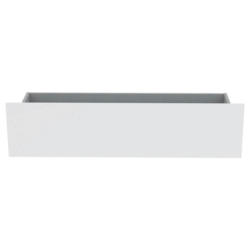 Schubkasteneinsatz Unit B: 90,9 Cm , Weiß