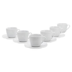 Kaffeeservice Porzellan 6 Personen Geschirr Set