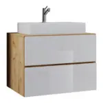 Möbelix Waschtischkombi Lendas2-Teilighonigeicheb:60cm