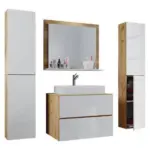 Möbelix Badezimmer Lendas 5-Teilig Honig B:127 Cm
