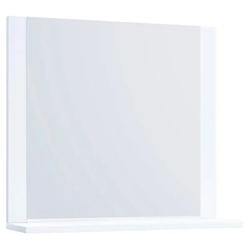 Wandspiegel Lendas Rechteckig 65x16,6 Cm Weiß