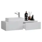 Möbelix Waschbecken Mit Unterschrank Gudas B: 85 Cm Weiß