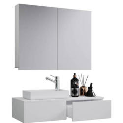 Badezimmer Gudas Weiß B: 85 Cm