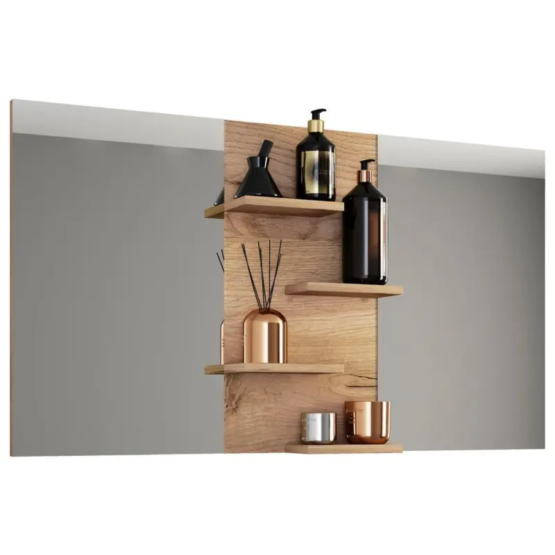 Badspiegel Budasi Honigeiche B: 112 cm