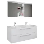 Möbelix Badezimmer Budasi Weiß B: 111 cm