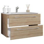 Möbelix Waschbecken Mit Unterschrank Badinos B: 61 Cm Eiche Dekor