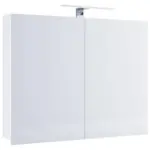 Möbelix Spiegelschrank Badinos Mit Led Weiß Bxhxt: Ca. 80x59,2x12 Cm