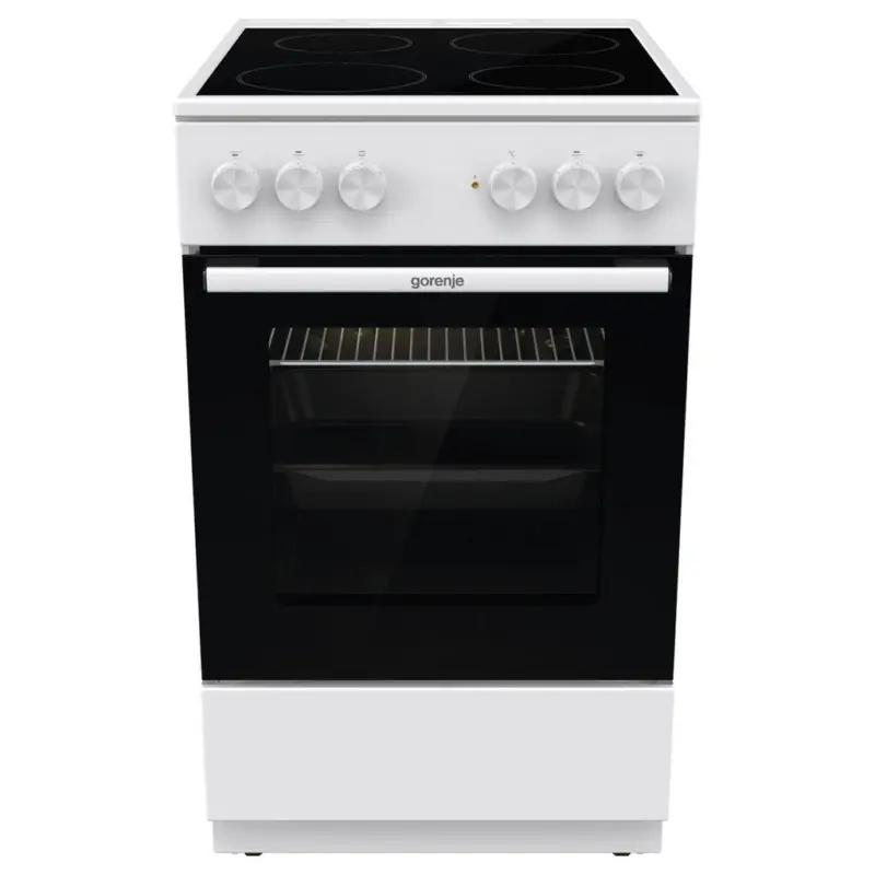 Elektro-Standherd Gec5a21wg Glaskeramik B: 50 cm Weiß