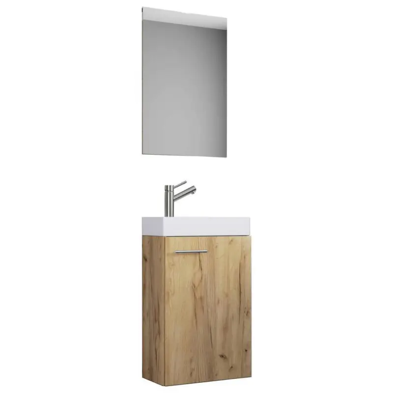 G&auml;stebad Slito 3-teilig Honigeiche B: 41 Cm