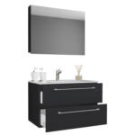 Möbelix Badezimmer Badinos 3-teilig 60 Cm Schwarz