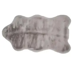 Kunstfell Teresa Grau 80x150 Cm Waschbar