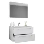 Möbelix Badezimmer Badinos 3-teilig Weiß B: 80 Cm