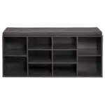 Möbelix Schuhschrank Grau Holz Mit Sitzkissen B: 30 Cm