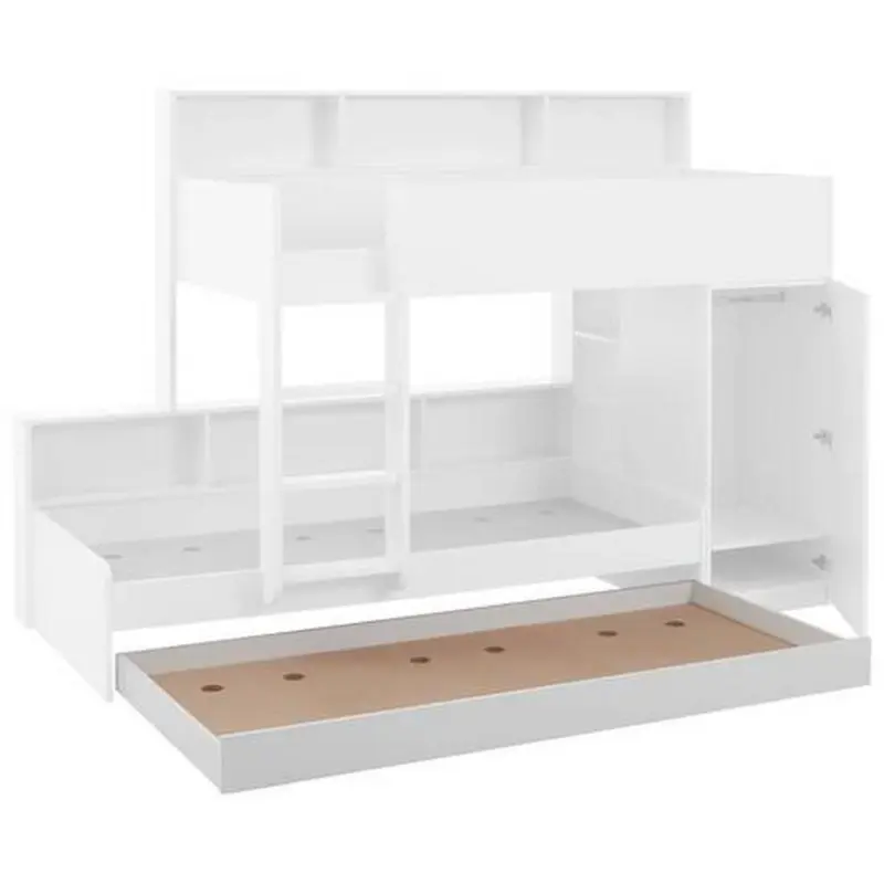 Bettkasten Sina B: 20,5 Cm Wei&szlig; Mit Rollen