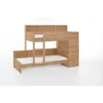 Möbelix Etagenbett Sina Eichef. Dekor Mit Regalen Und Kleiderschrank