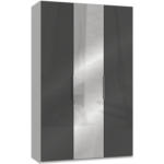 Möbelix Drehtürenschrank B: 150 Cm Level 36c Grau/weiß