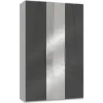 Möbelix Drehtürenschrank B: 150 Cm Level 36c Grau/weiß