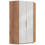 Möbelix Eckschrank Schenkel 120x120 Cm Levle 36c Weiß/eiche Dekor