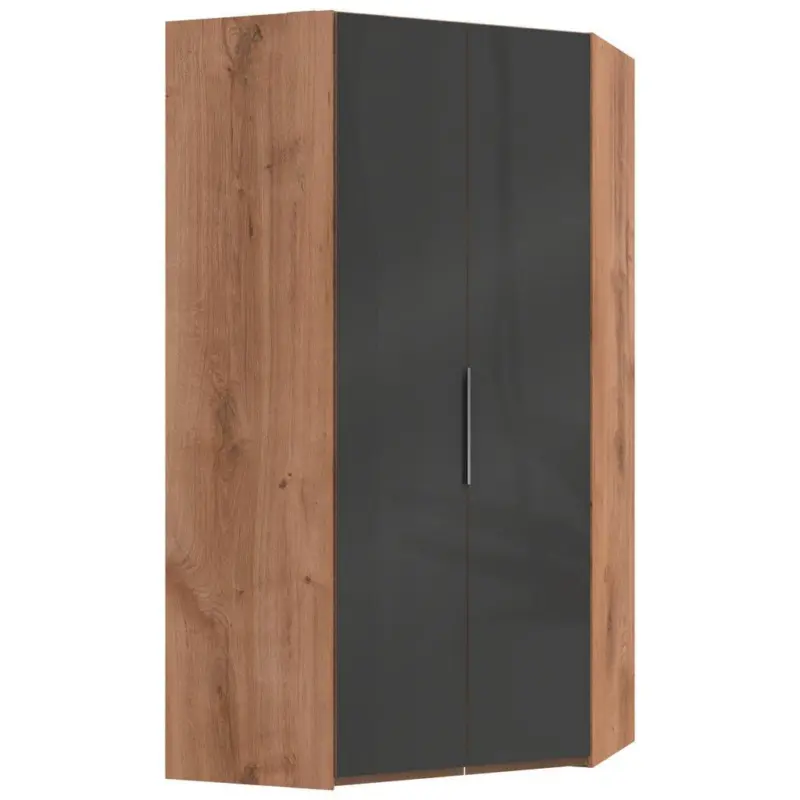 Eckschrank Schenkel 120x120 Cm Level 36c Grau/eiche Dekor