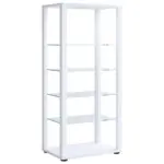 Möbelix Vitrine Glasol B: 51,8 cm Weiß