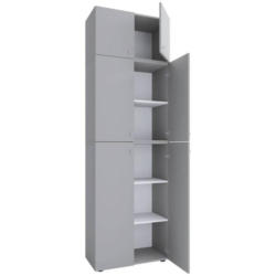 Aktenschrank Lona Holzwerkstoff Grau B: 70 Cm