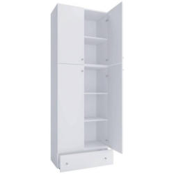 Aktenschrank Lona Holzwerkstoff Weiß B: 70 cm