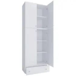 Aktenschrank Lona Holzwerkstoff Weiß B: 70 cm