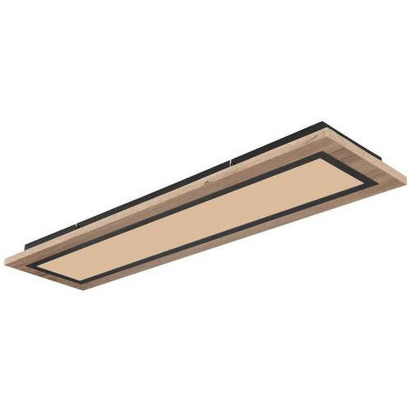 LED-Deckenleuchte 67292dcct Braun/Opal/Schwarz