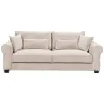 Möbelix 3-sitzer-sofa Mit Schlaf- Funktion Angelina Creme Kord