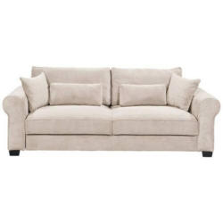 3-sitzer-sofa Mit Schlaf- Funktion Angelina Creme Kord