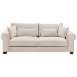 3-sitzer-sofa Mit Schlaf- Funktion Angelina Creme Kord