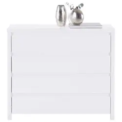 Kommode B: 105 cm Larios, Weiß