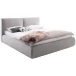 M&ouml;belix Polsterbett Atesio 180x200cm Hellgrau
